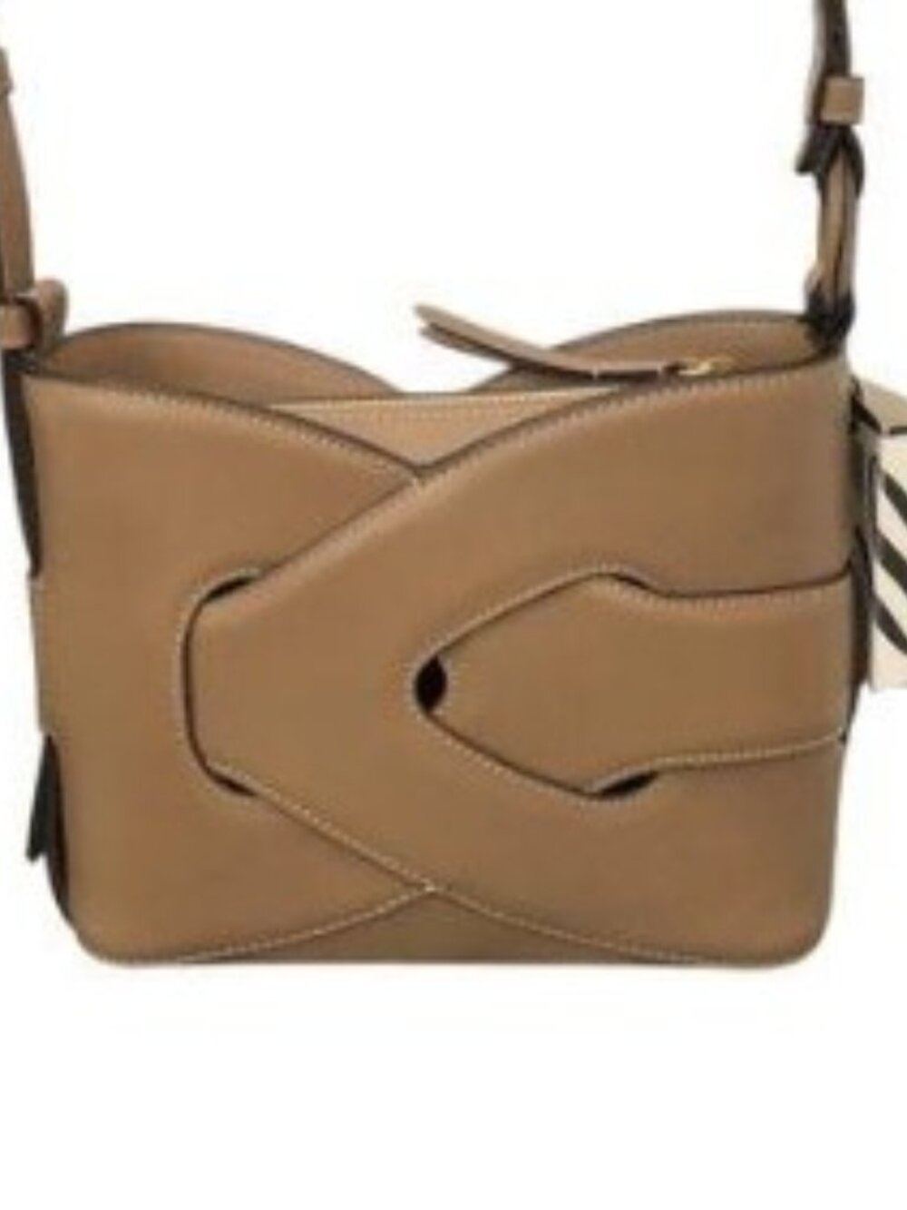 NWT Polene Nodde Edition Smooth Root Interlaced Italian Calf Leather Bag/Purse